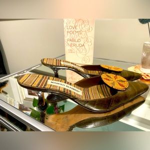 Arty & unique Manolo heels